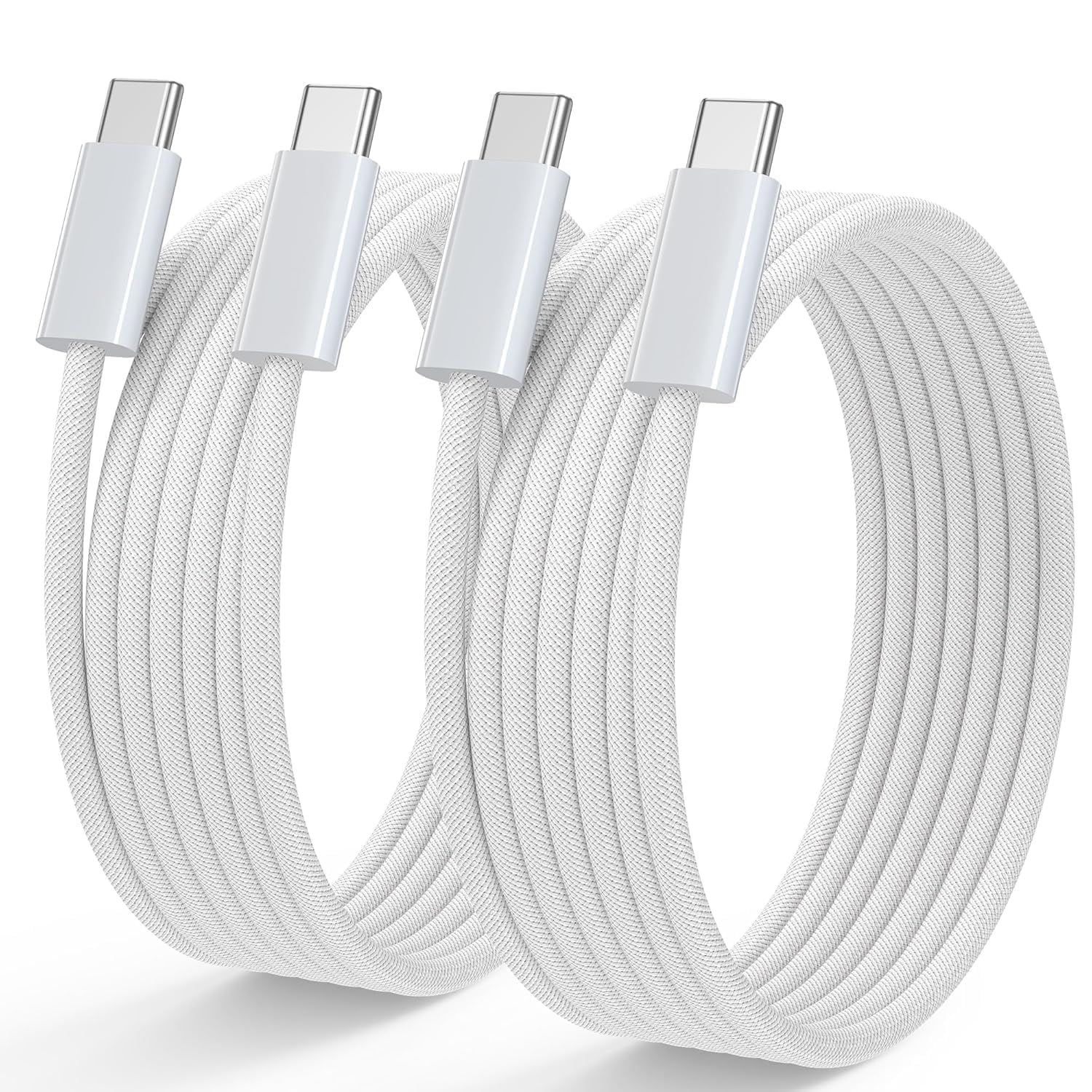 NIBIKIA USB C Kabel 100W 1M [2Stück] Schnellladekabel USB C auf USB C, Ladekabel USB-C Ladegerät für iPhone 17/Air/Pro/Pro Max,iPhone 16/15/Plus/Pro/Pro max,MacBook,Galaxy S26/S25/S24/S23