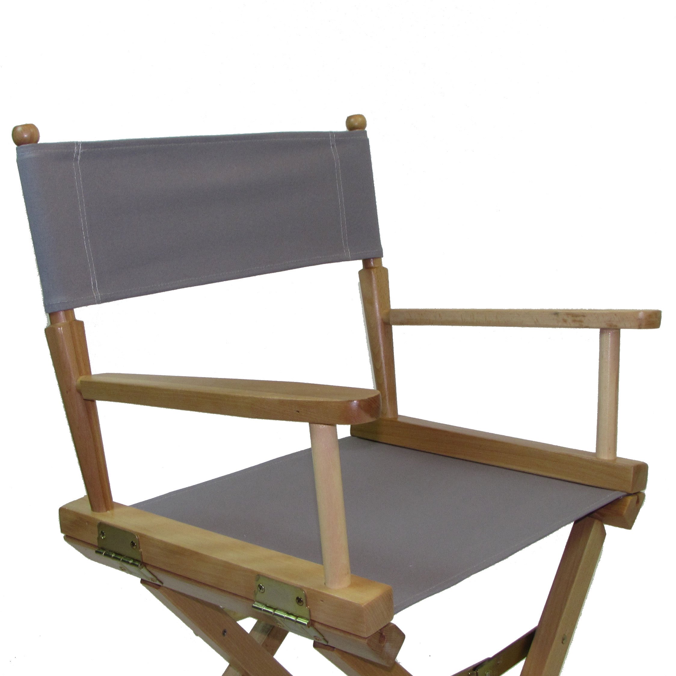 Replacement Cover Canvas for Director's Chair (Flat Stick) (Grey)