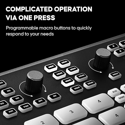 Miniatura 9 de Osee GoStream Deck HDMI Pro Conmutador de Mezclador de Vídeo Multi Cámara para Transmisión en Vivo con NDI Actualizable