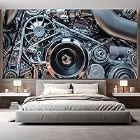 Vista 134 de wall26 - Mural de Bosque Denso - Mural de pared, calcomanía removible, decoración del hogar - 66x96 pulgadas