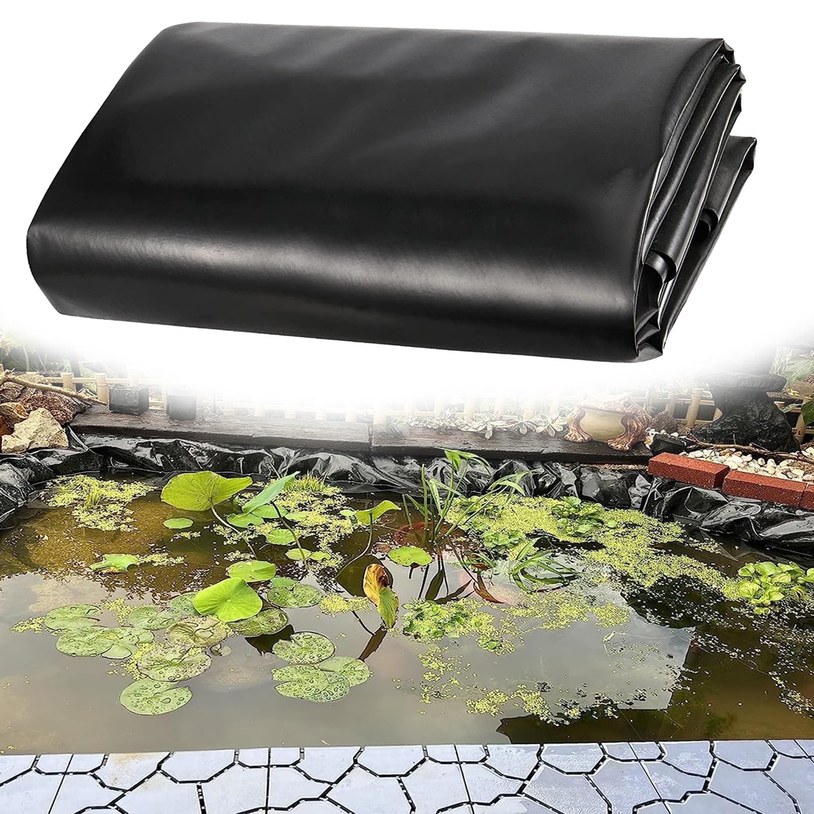 Revêtement de bassin en polyéthylène stop fuite eau pour fontaine extérieure et étang jardin
