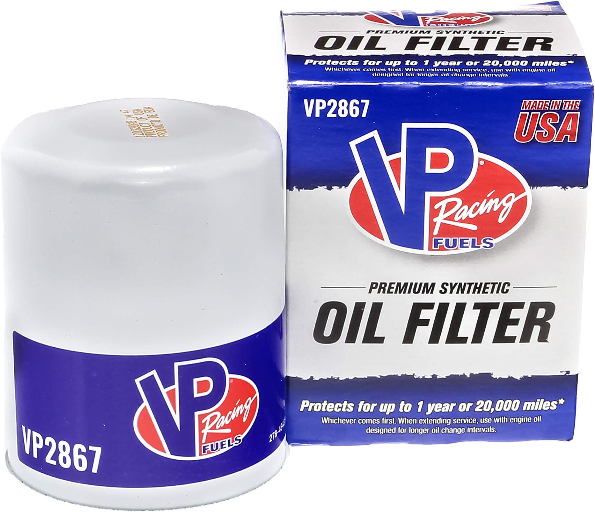 Fram VP Racing 20,000 Mile Premium Full Synthetic Oil Filter, VP2867, for Acura, Honda, Infiniti, Nissan, Mitsubishi and Mazda