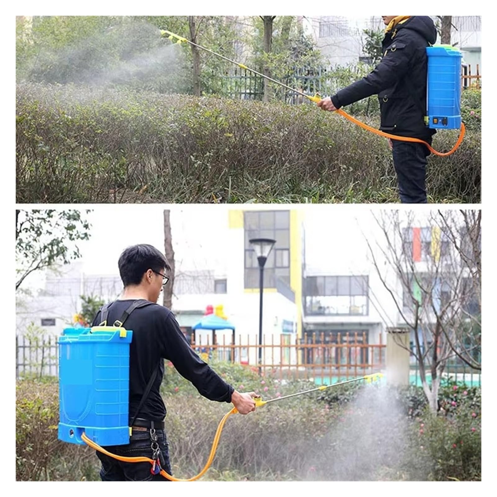 Opryskiwacz ogrodowy, Plecakowy opryskiwacz elektryczny Automatyczny z akumulatorem Wysokociśnieniowy spray pestycydami(16L)