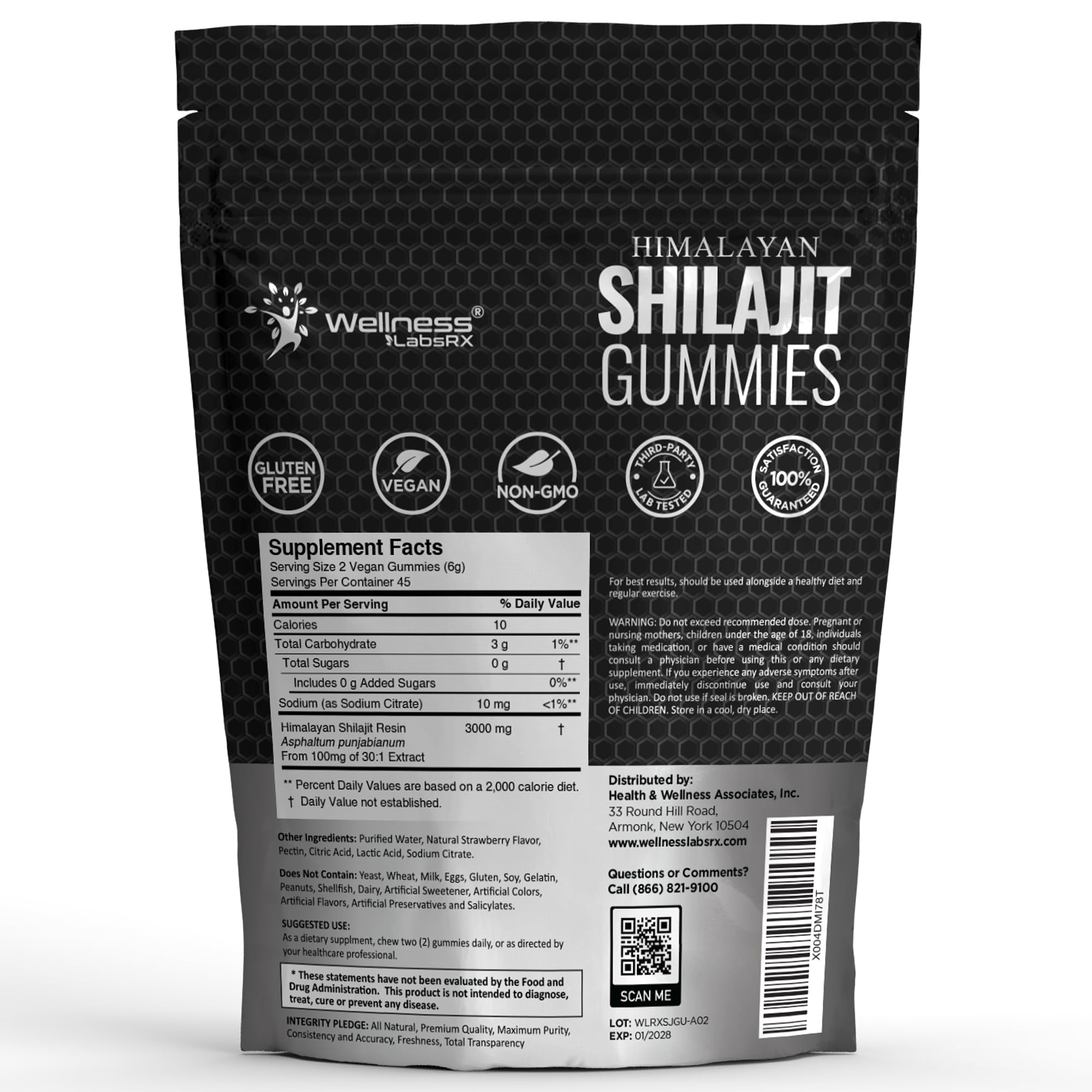 Himalayan Shilajit Gummies 3000mg for Men and Women, 90 Count — Amazon image 2