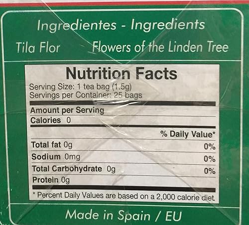 Miniatura 3 de Manasul Flor de tilo-Tila Flor Tea 25's Bio3