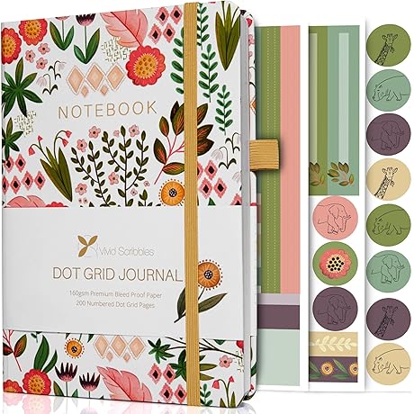 Primrosia Journal: Unleash Creativity with Our Dotted Notebook Masterpiece
