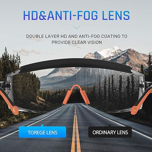 Miniatura 3 de Anteojos de seguridad con antiempañante, Gafas de seguridad para anteojos, Anteojos de protección con lentes antiarañazos, marco y patillas