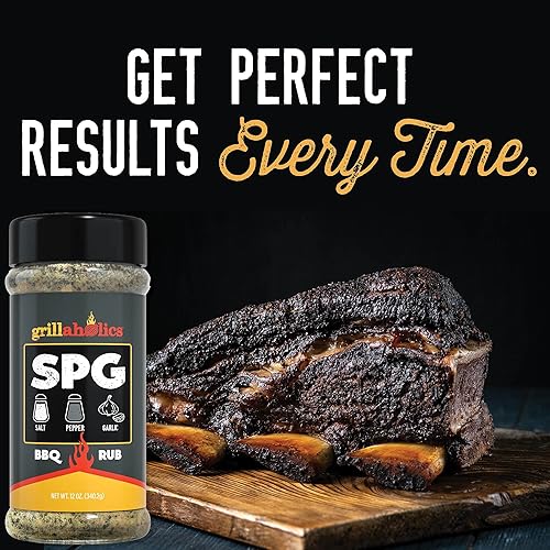 Miniatura 5 de Grillaholics Paquete de condimentos SPG  Incluye nuestro condimento estándar de sal y pimienta y SPG + mantequilla frotada