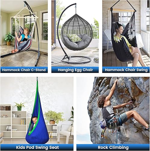 Miniatura 40 de Giratorio azul negro del oscilación, accesorio rotatorio más seguro de la ejecución del dispositivo de 30 KN