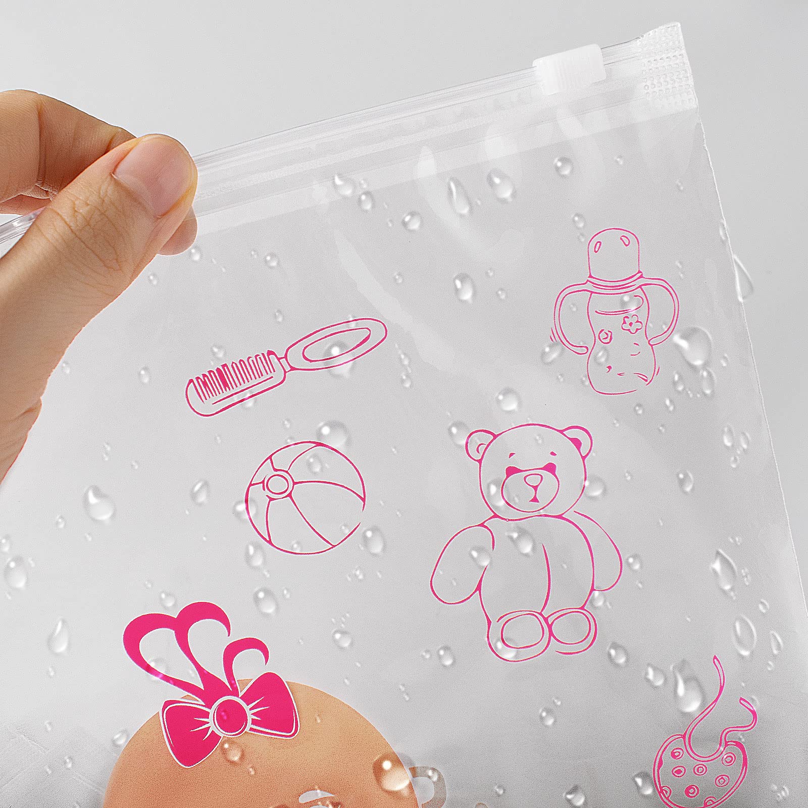 Lot De 10 Sachets Pour Bébé Hôpital, Pour Sac D'accouchement Maman Et Changement De Crèche, Enveloppes Transparentes, Antipoussière Pour Bébé, Fabriqué En Italie (bleu Ciel