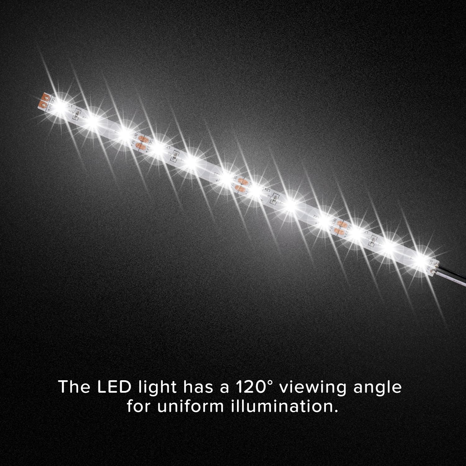 Lyeteung 12 PCS 200mm 12V - 18V Pre Wired Strip, 2835 SMD LED Model Railway LED Lighting, White, 200mm - 12pcs - Image 4