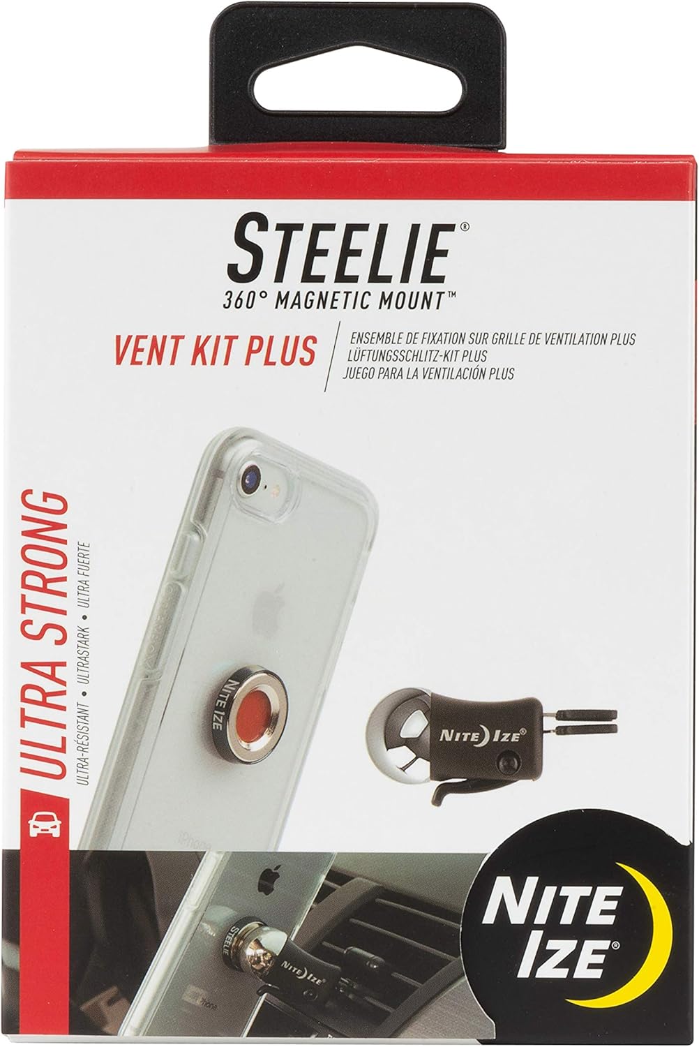 Nite Ize Steelie Vent Mount Kit Plus Car Vent Mount for