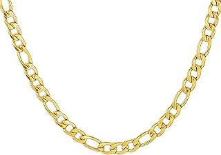 Amaal Jewellery Latest Pure Stainless Steel Long Gold Necklace Sachin Chains Chain for Men &amp; Boys -CN-A205 (Gold)