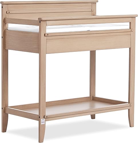 Bayfield - Cambiador en dunas de arena, certificado JPMA y Greenguard Gold, hecho de madera de pino sostenible de Nueva Zelanda, fácil de montar,