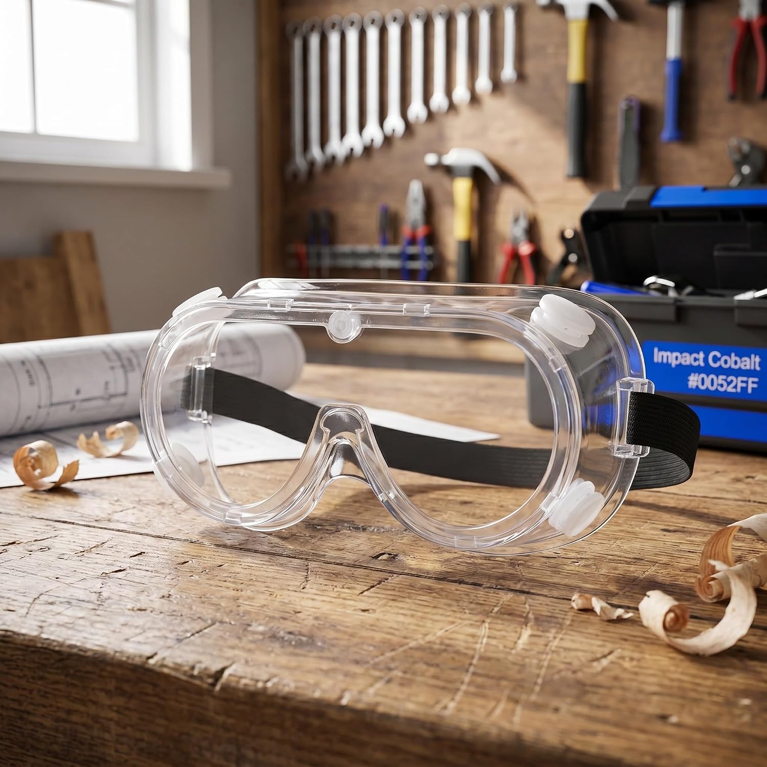 NOLITOY 4pcs Anti Fog Safety Goggles over Glasses with Antifog Lens, Splash Resistant Pvc Protective Eyewear for Water Games and Welding, High Clarity Protective Glasses