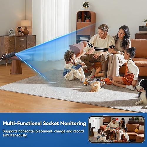 Miniatura 3 de Mini cámaras domésticas - Cámara de seguridad pequeña - Cámara interior - Detección de movimiento - Visualización de teléfonos móviles - Puerto USB