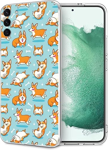 Miniatura 9 de Funda compatible con Samsung Galaxy S21 Plus, diseño de copo de nieve con colgante de Navidad, ajuste delgado, TPU suave, a prueba de golpes, funda