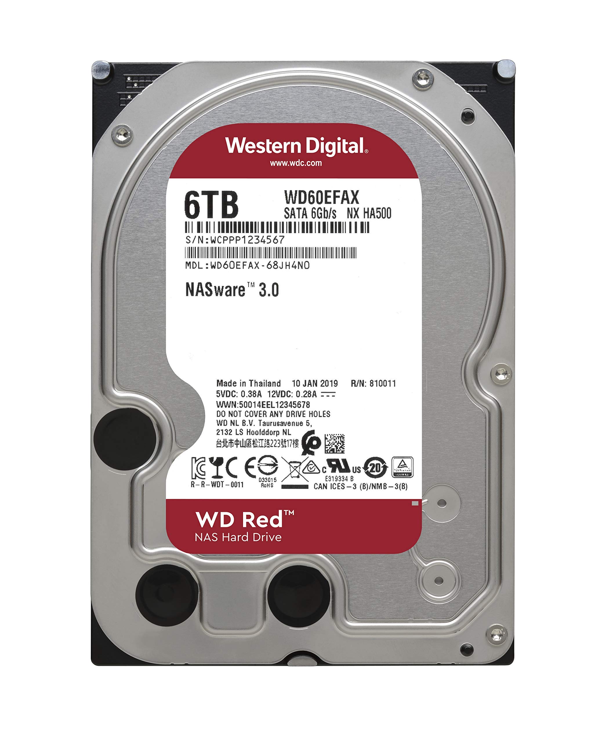 Amazon.com: WD Red 6TB NAS Internal Hard Drive - 5400 RPM Class 