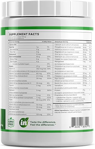 Miniatura 3 de Proteína aislada vegana - Suplemento dietético mejorado para la salud intestinal, apoyo nutricional, ingredientes naturales, sin OMG, sin gluten,