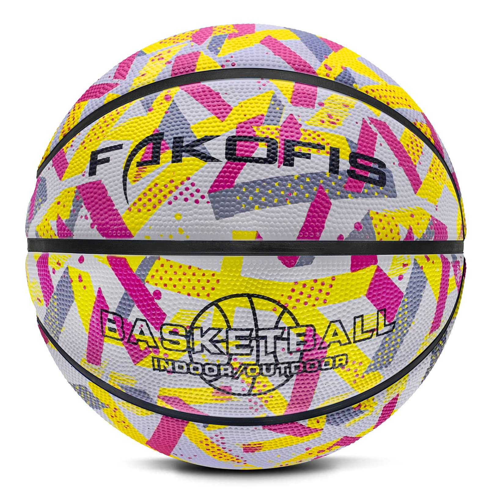 Balón de baloncesto para niños, tamaño 3, tamaño 5, tamaño 7, baloncesto al aire libre en interiores y callejeros, entrenamiento de arena, adultos, principiantes, pelotas de baloncesto