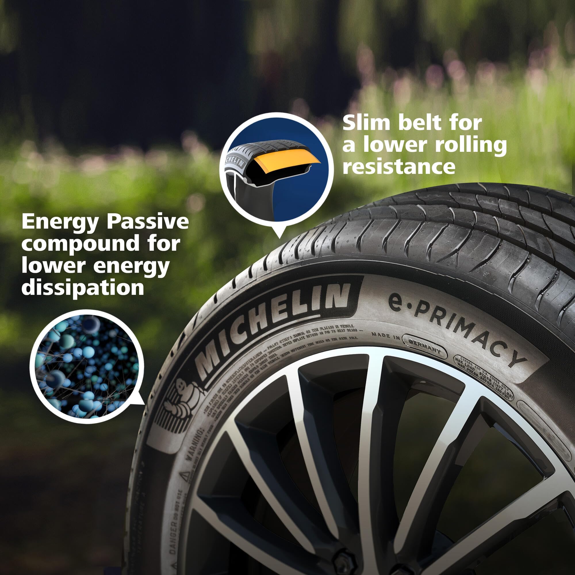 225/45VR17 MICHELIN TL E PRIMACY 91V *E*