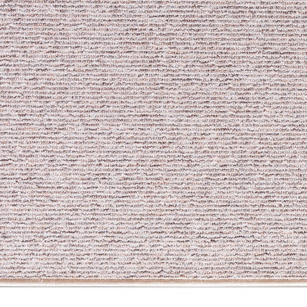 Dywan z tkaniny płaskiej, jednokolorowej w kolorze beżowym, wymiary: 160 x 230 cm