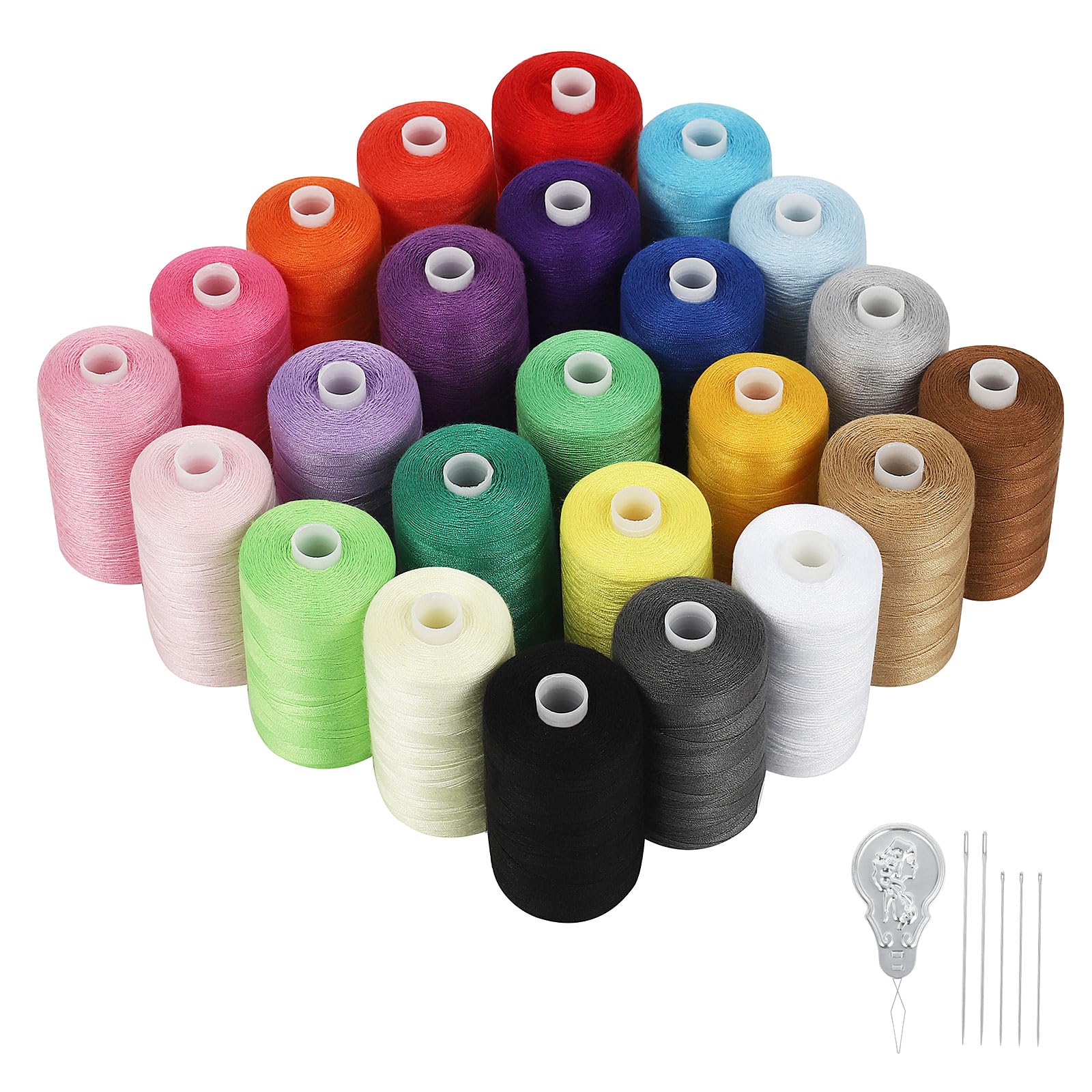 トップス thered thread Amazon.com: NEX 24 PCS Sewing Thread Kit, 24 Colors 1000yd Spool