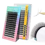 NAGARAKU YY Eyelash Extensions Supplies Y Lash 4D Easy Fan Russian Volume Crisscross YY Eyelashes Handwoven Y Shaped Mesh Wispy Clusters 12 Rows Pre Fanned Eye Lashes Black - 0.05B (8-15mm) Mix