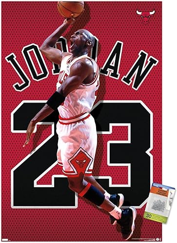 Miniatura 1 de Michael Jordan - Póster de pared de jersey con alfileres