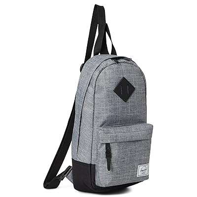 Herschel Supply Co. Heritagetm Shoulder Bag Handbags Raven Crosshatch, Textile