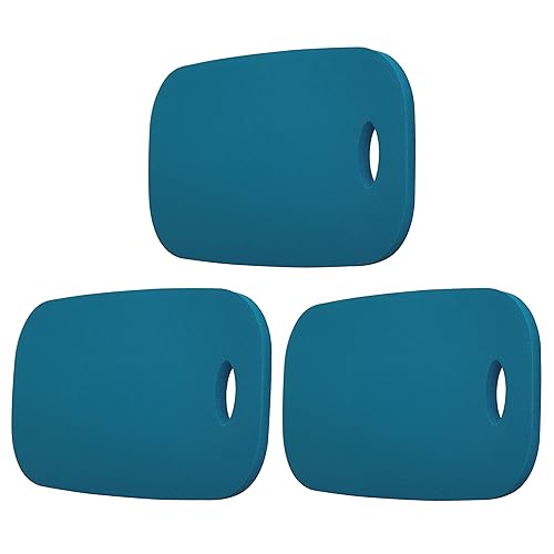 Gardzen Paquete de 3 almohadillas para rodillas de jardín, cojín de espuma suave, 15.5 x 10.6 x 1 pulgadas, azul