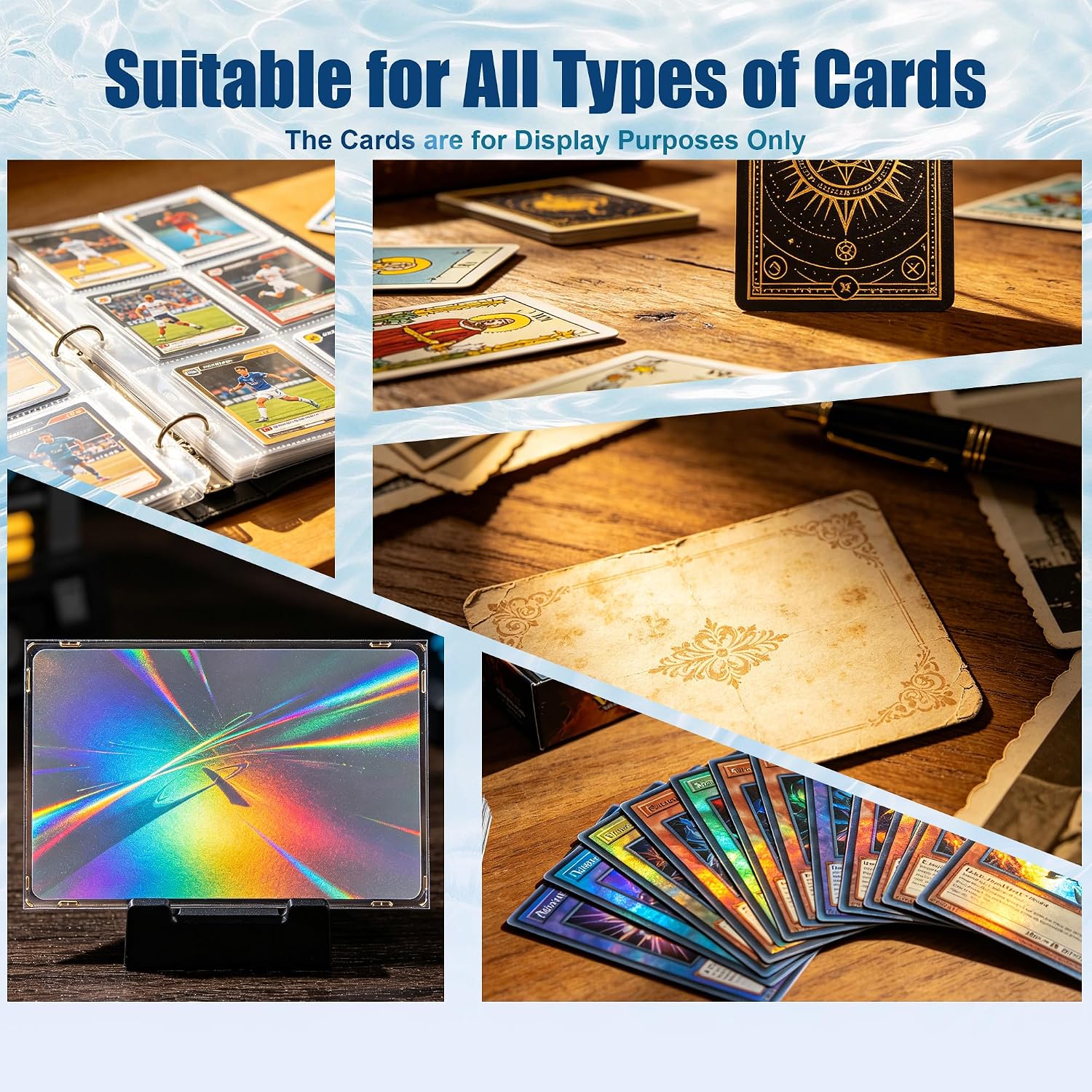 Upgraded Card Care Clean Kit, 21-in-1 Trading Card Cleaning and Polishing Restoration Kit with Led Magnifying Glass and Card Grading Centering Tool, Suitable for Graded Card Surface Care (3")