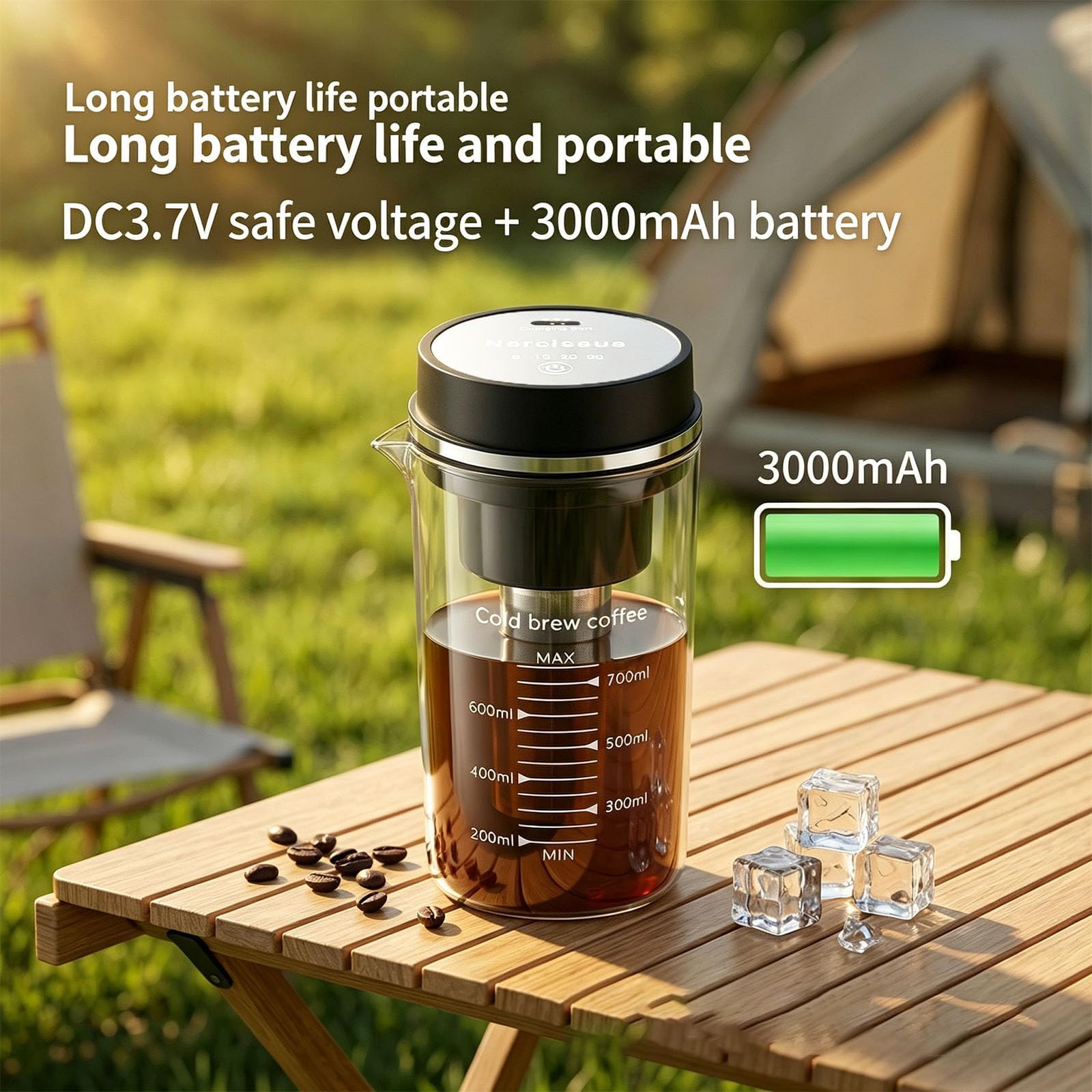 Macchina da caffè freddo 800ml per casa o ufficio