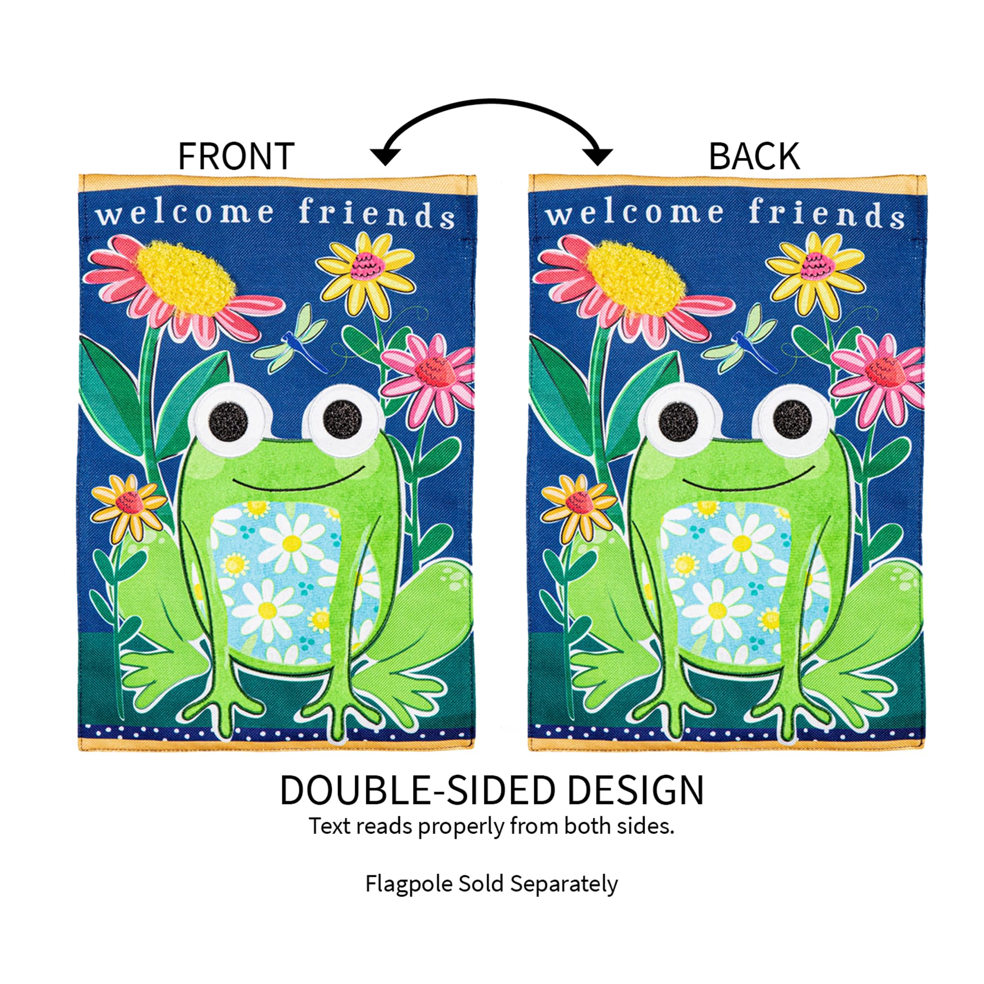 Evergreen Flag Gartenflagge 'Chickadee Friends' – Doppelseitig, 30,5x45,7 Cm, Für Frühling & Sommer