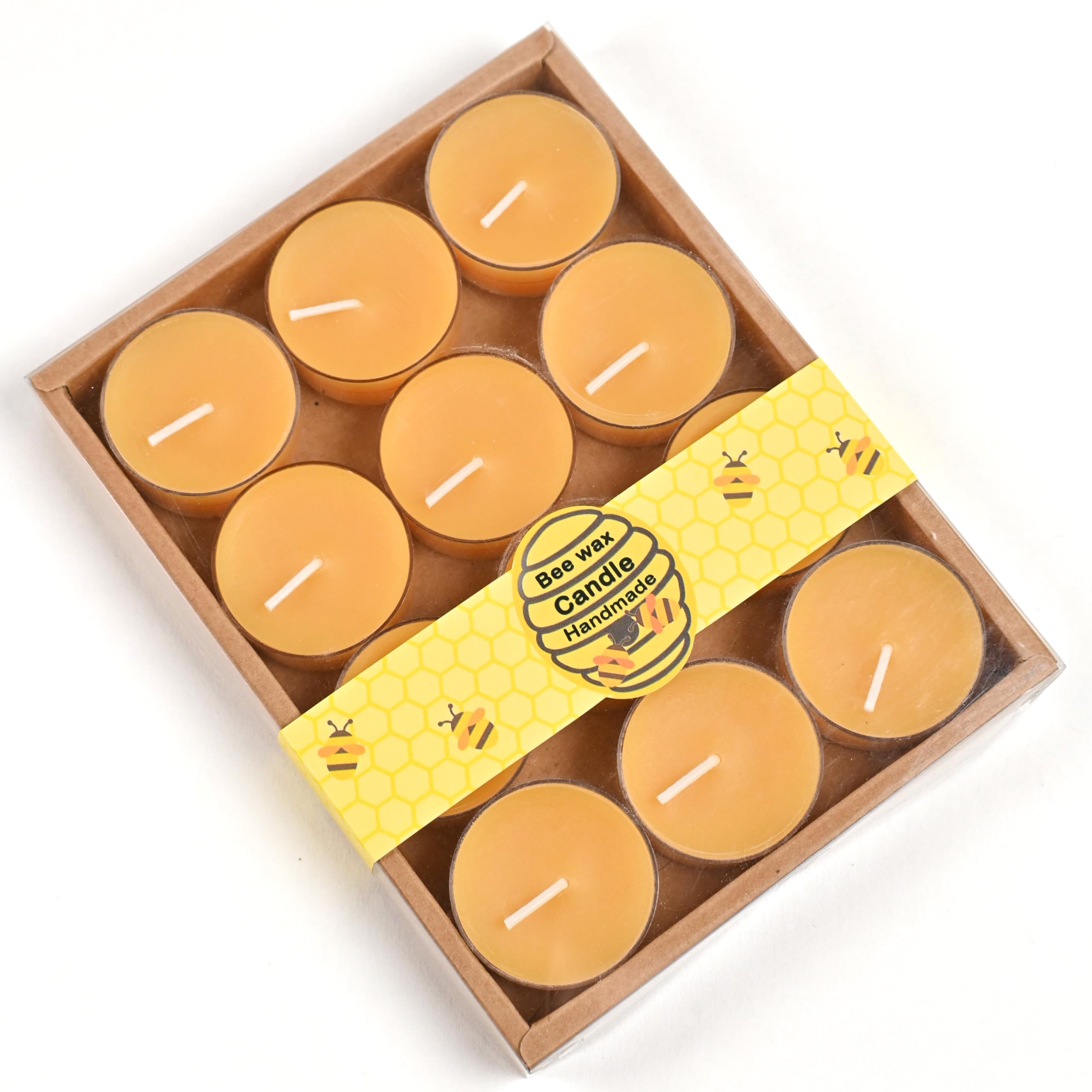 ★キャンドル　Beeswax RoundCandle ★ Amazon.co.jp: HIDERME Beeswax Candle Beeswax Round Clear Cup