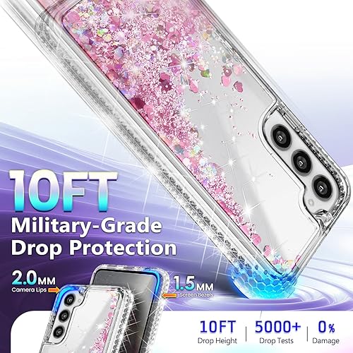 Miniatura 303 de NGB Supremacy Funda compatible con Samsung Galaxy S22 Plus (5G de 6.6 pulgadas) con protector de pantalla (cobertura máxima, TPU flexible), soporte