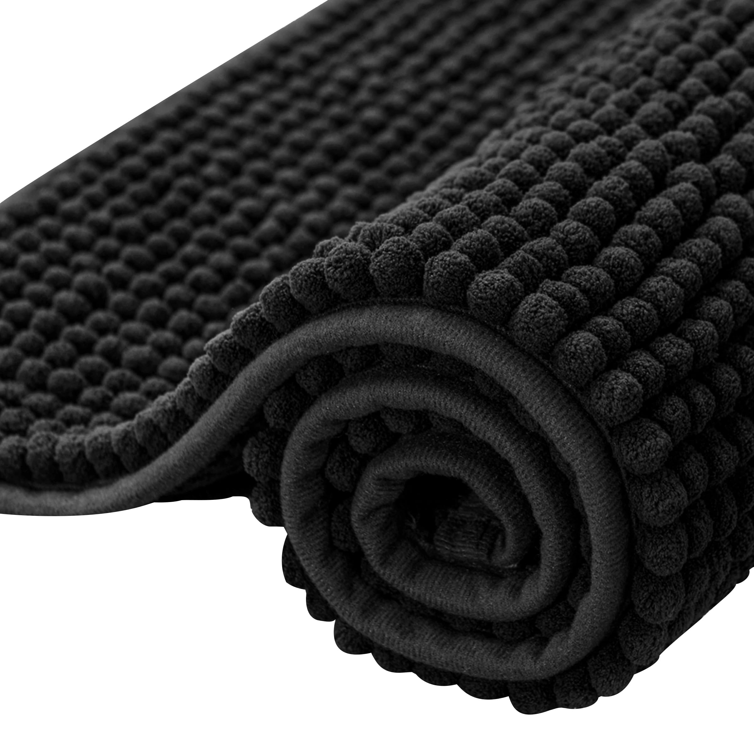 SUBRTEX Bathroom Rugs, 24" x 36" Chenille Bath Rug Soft Short Plush Bath Mat Soft Shower Mat Water Absorbent Shower Mat Quick Dry Machine Washable,