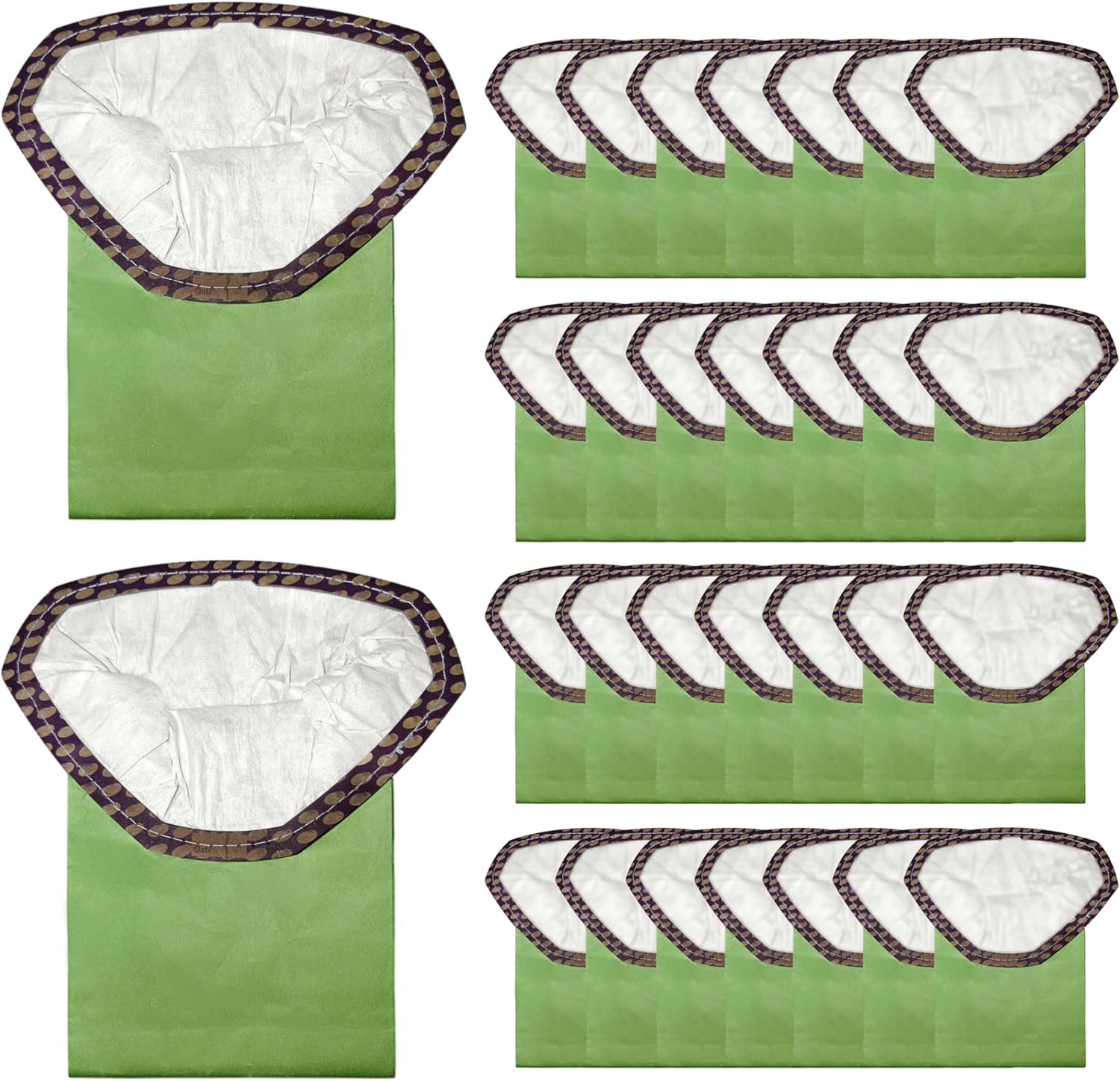 30 Pack 107314 Micro Filter Bags Compatible with ProTeam 6 QT Backpack Vacuum Cleaner: Super Coach Pro 6, ProVac FS 6, GoFit 6, GoFit 6 PLUS and GoFree Flex Pro II