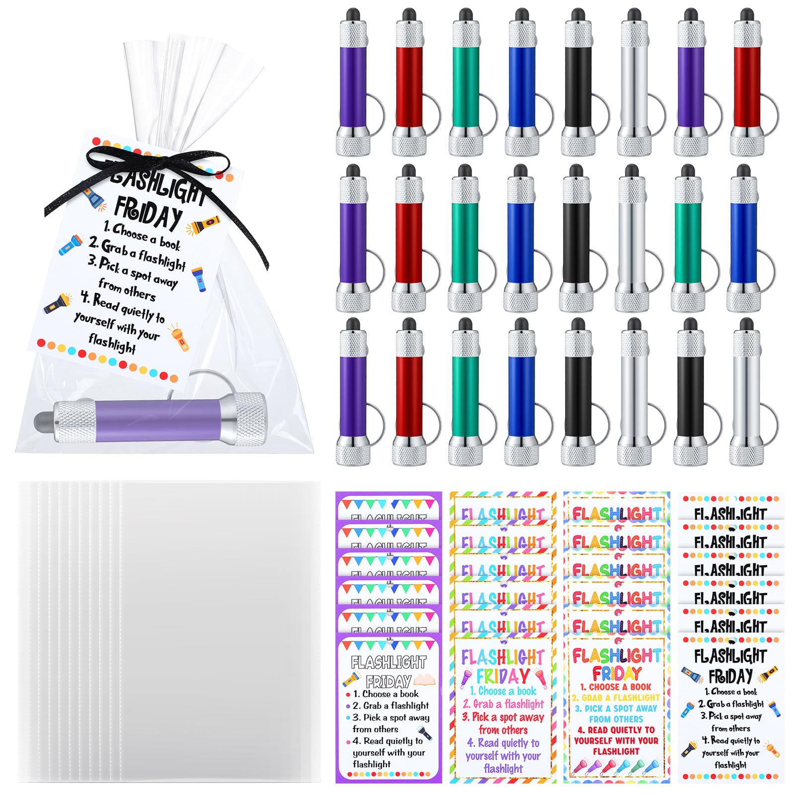 Tujoe 72 Pack Mini Flashlight Friday Bulk, Christian Halloween Favors