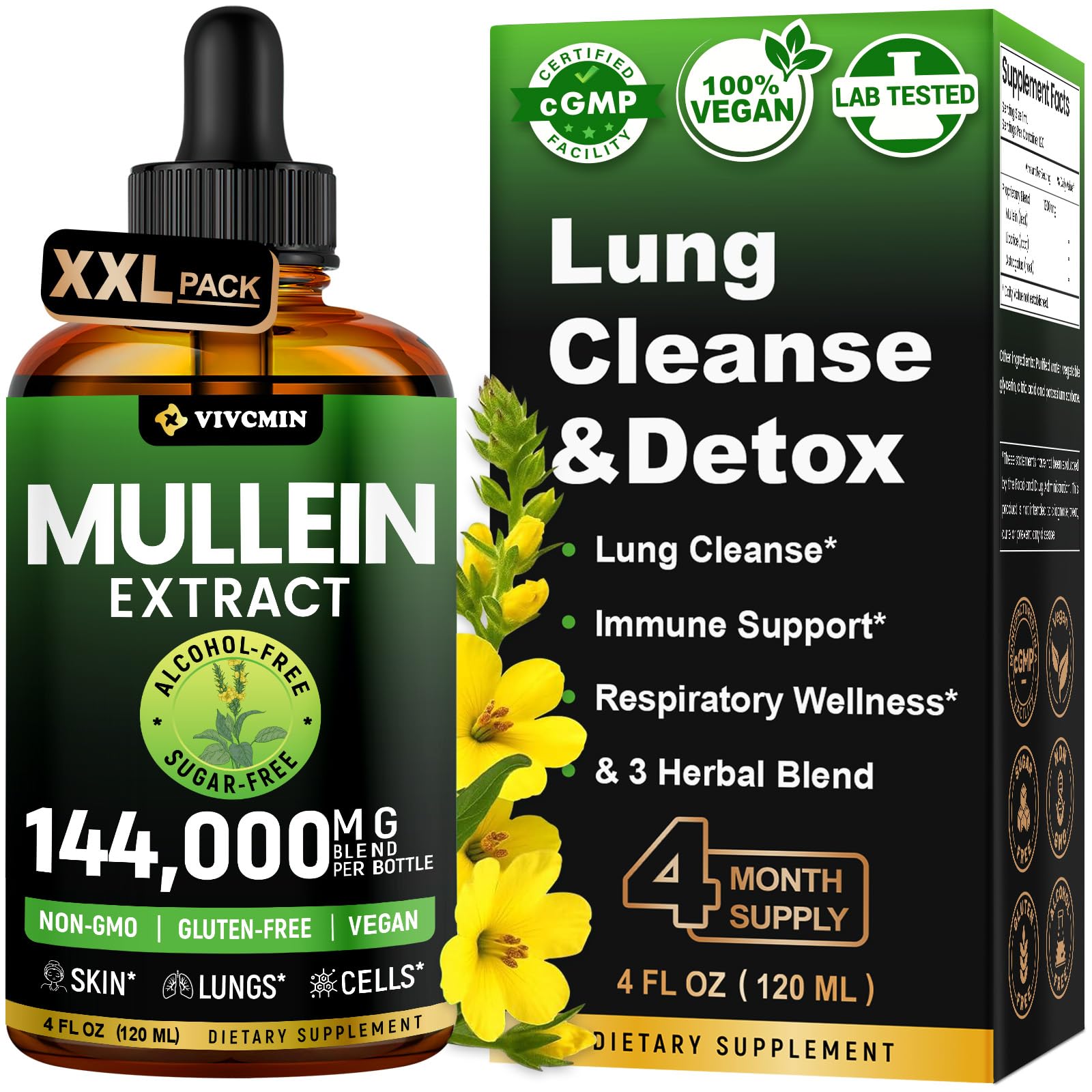 vivcmin Mullein Drops
