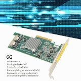 Karta Macierzy PCI E X8, Karta Macierzy Dyskowej PCI E X8, Interfejs SAS 2308 6G 2 SAS Mini Obsługa Dysku 16T Karta Macierzy Dyskowej HBA dla Baz Danych Dyski Serwerowe