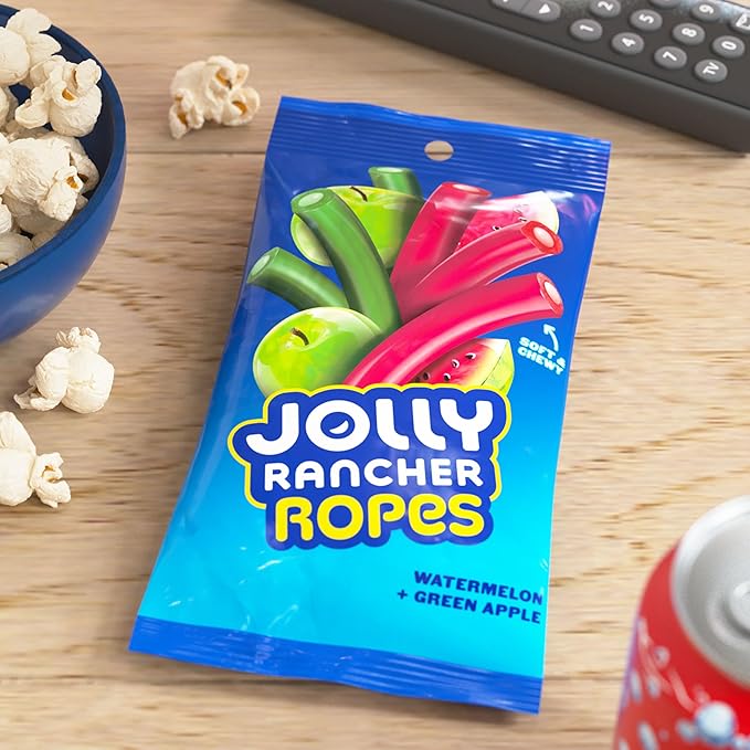 Jolly Rancher Ropes Sandía y Manzana Verde Caramelos 6 Oz miniatura 6