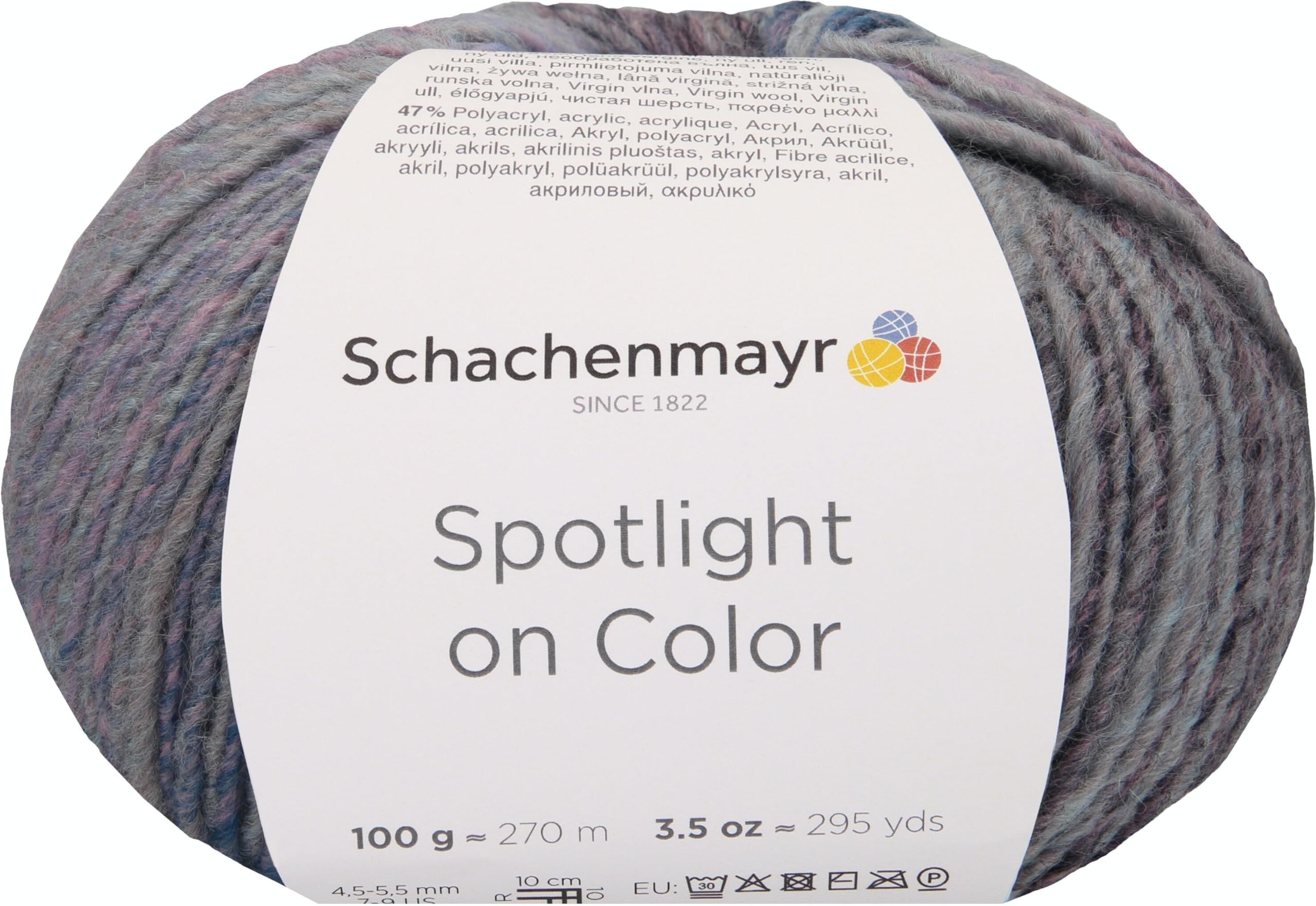 SchachenmayrSpotlight On Colour, 100 g Grey Colour Hand Knitting Yarn