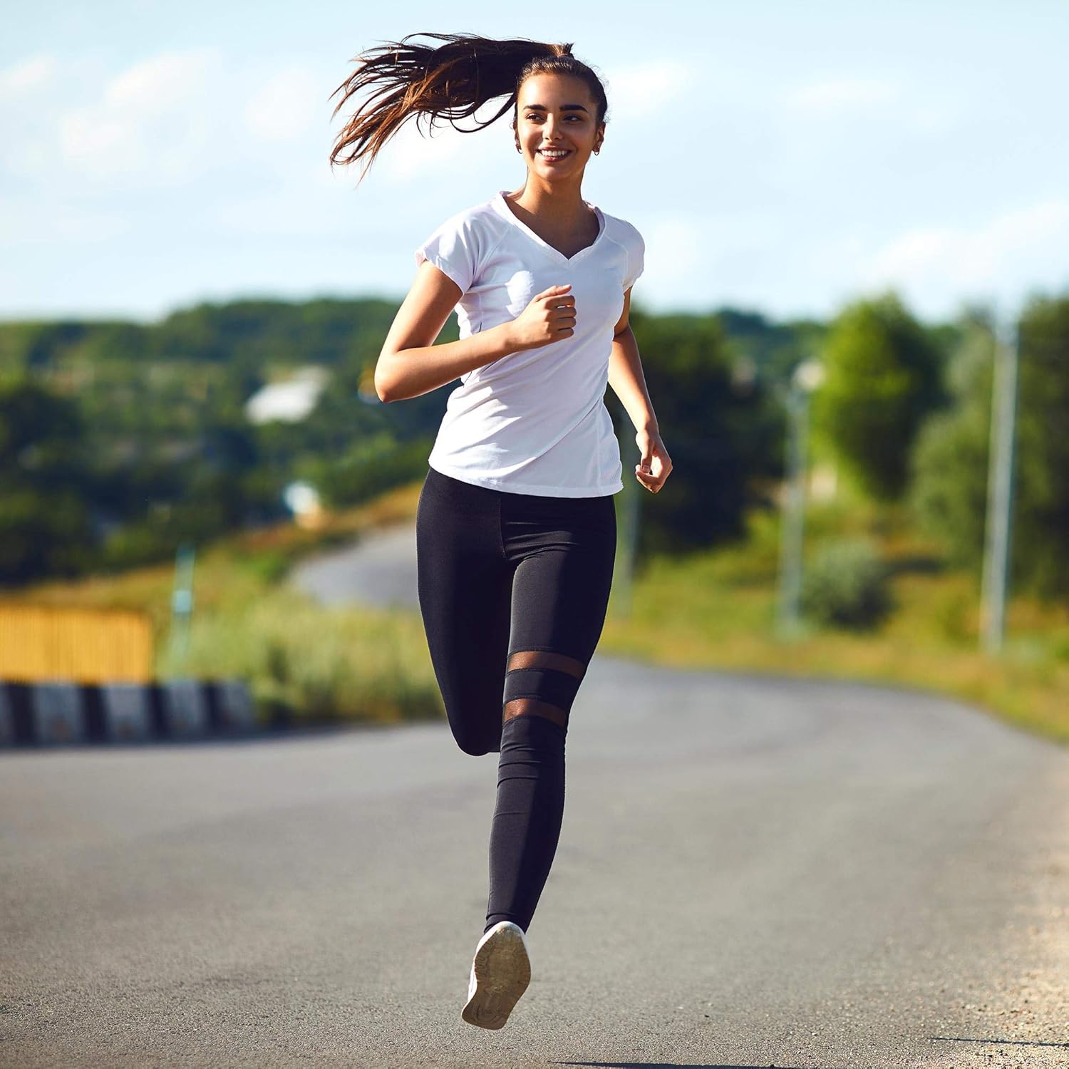 BALENNZ Workout Shirts for Women, Moisture Wicking Quick Dry Active Athletic Women's Gym Performance T Shirts - Image 6