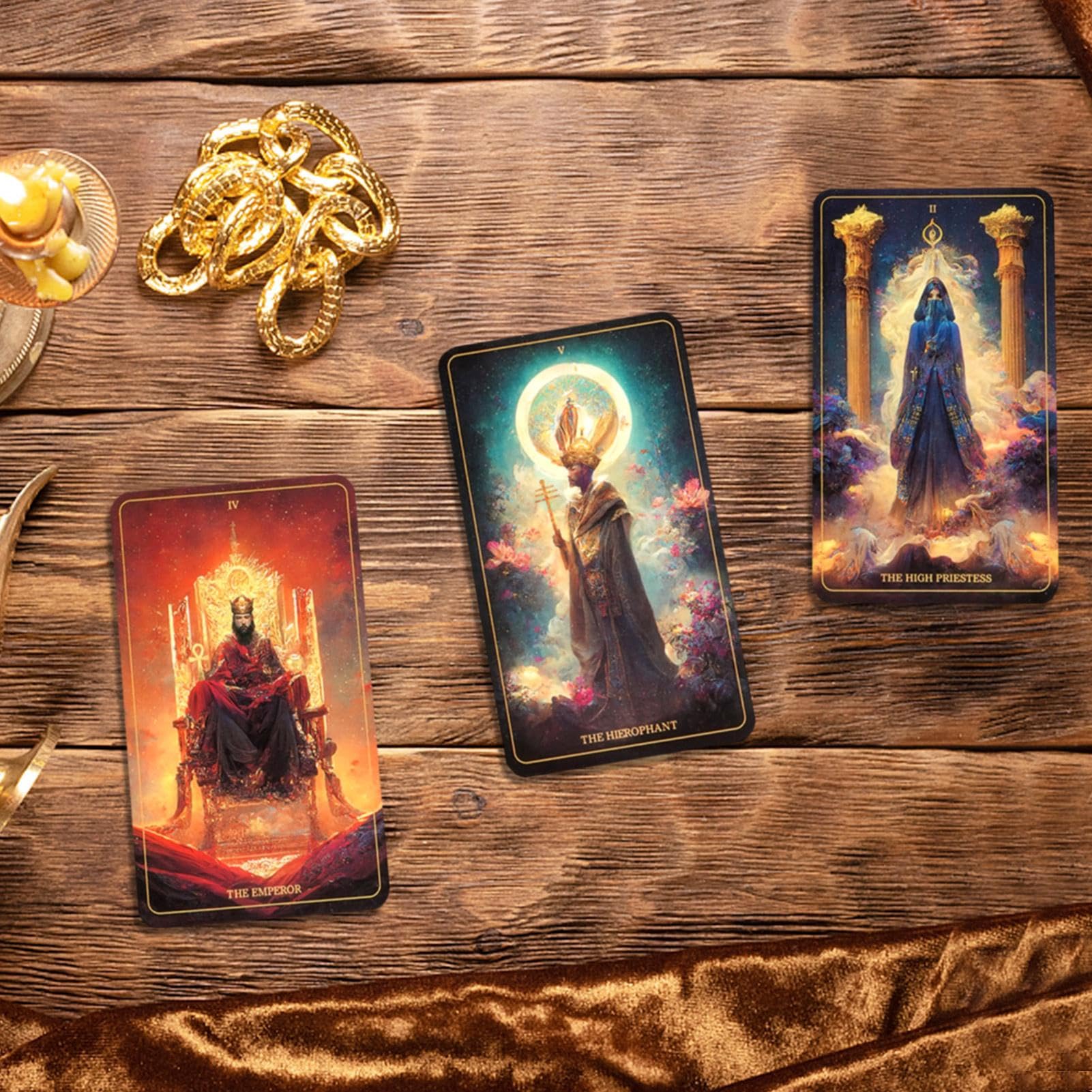 Juego De Cartas De Tarot – 78 Cartas De Oracle Con Diseños Místicos – Portátil Y Versátil – Ideal Para Principiantes Y Lectores Expertos