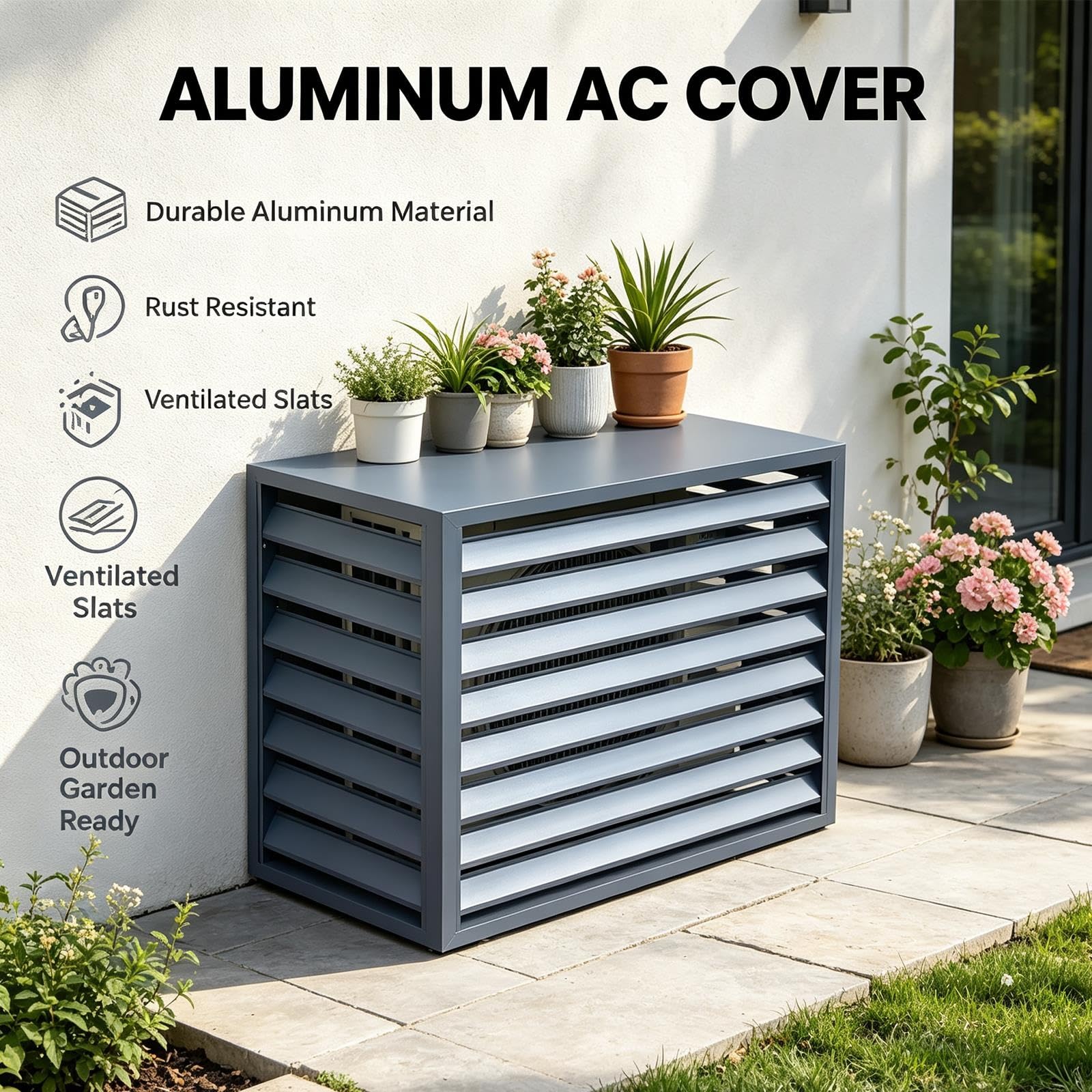 Aluminium Sichtschutzgitter für Mini Split Klimaanlagen