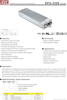 MEAN WELL DPU-3200-48 3200W 48V Power Supply with Single Output