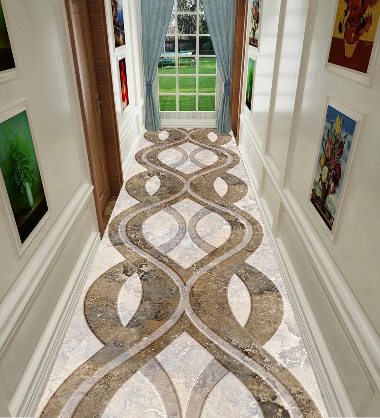 Tapis de couloir antidérapant lavable pour en finir avec les glissades