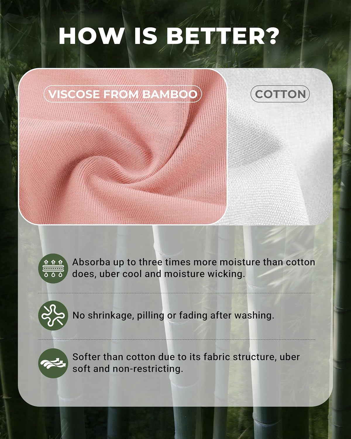 BAMBOO COOL Womens Underwear Bikini Underpants Hipster Ladies Panties Soft Stretch Breathable Panties for Women, 5-Pack - Image 5