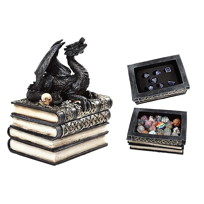 Buy Dice Co. Dragon Treasure Book Dice Box with Custom Foam